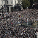 İspanya'da binlerce sağlık çalışanı gösteri yaptı