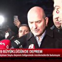 Bakan Soylu deprem bölgesinde