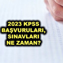 KPSS 2023 sınav takvimi belli oldu