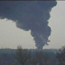 Rusya'nın Bryansk bölgesindeki petrol tesisinde yangın çıktı