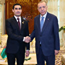 Cumhurbaşkanı Erdoğan Türkmenistan Devlet Başkanı Berdimuhamedov'la görüştü