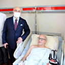 Vali Köşger'den derbide yaralanan Göztepe taraftarına ziyaret