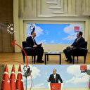 Kılıçdaroğlu'nun 'Kuzey Kürdistan' diyen başdanışmanı röportaj verirken Türk bayrağını kaldırttı