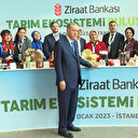 Cumhurbaşkanı Erdoğan 'Ziraat Bankası Tarım Ekosistemi Buluşması'nda stantları gezdi