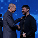 Cumhurbaşkanı Erdoğan'a ÜNİAK Fest'te Sinan Akçıl da eşlik etti