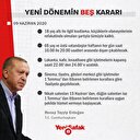 Cumhurbaşkanı Erdoğan yeni kararları açıkladı