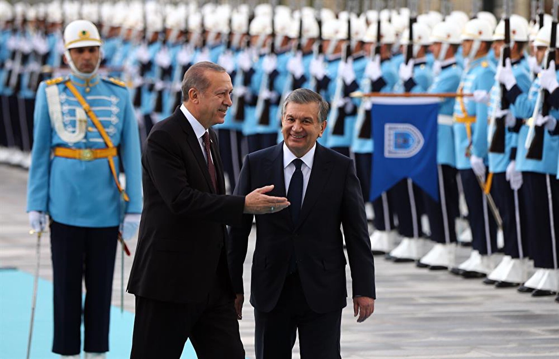 President Of Uzbekistan Shavkat Mirziyoyev In Ankara