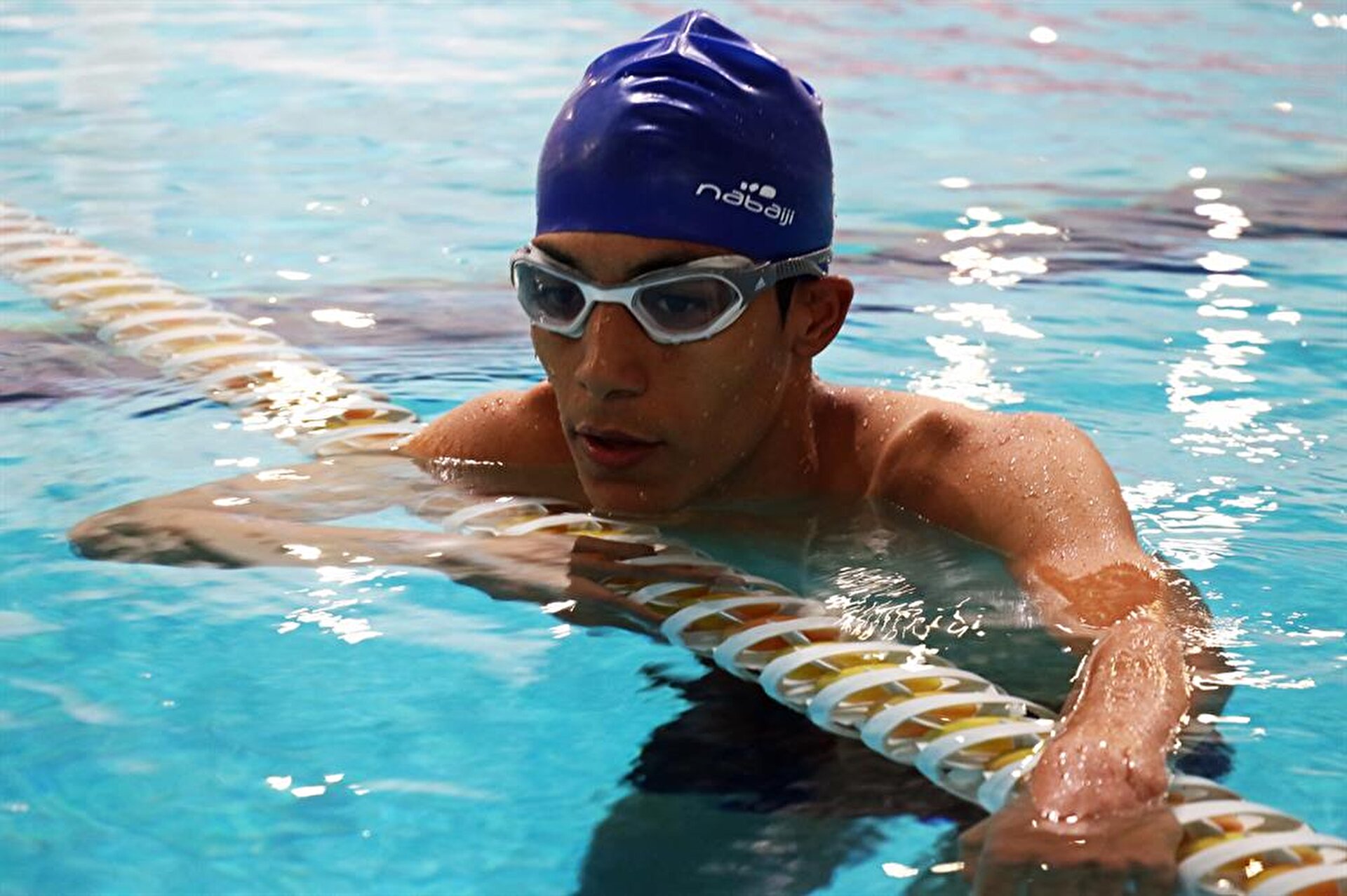 Blind Turkish swimmer wants Paralympic place