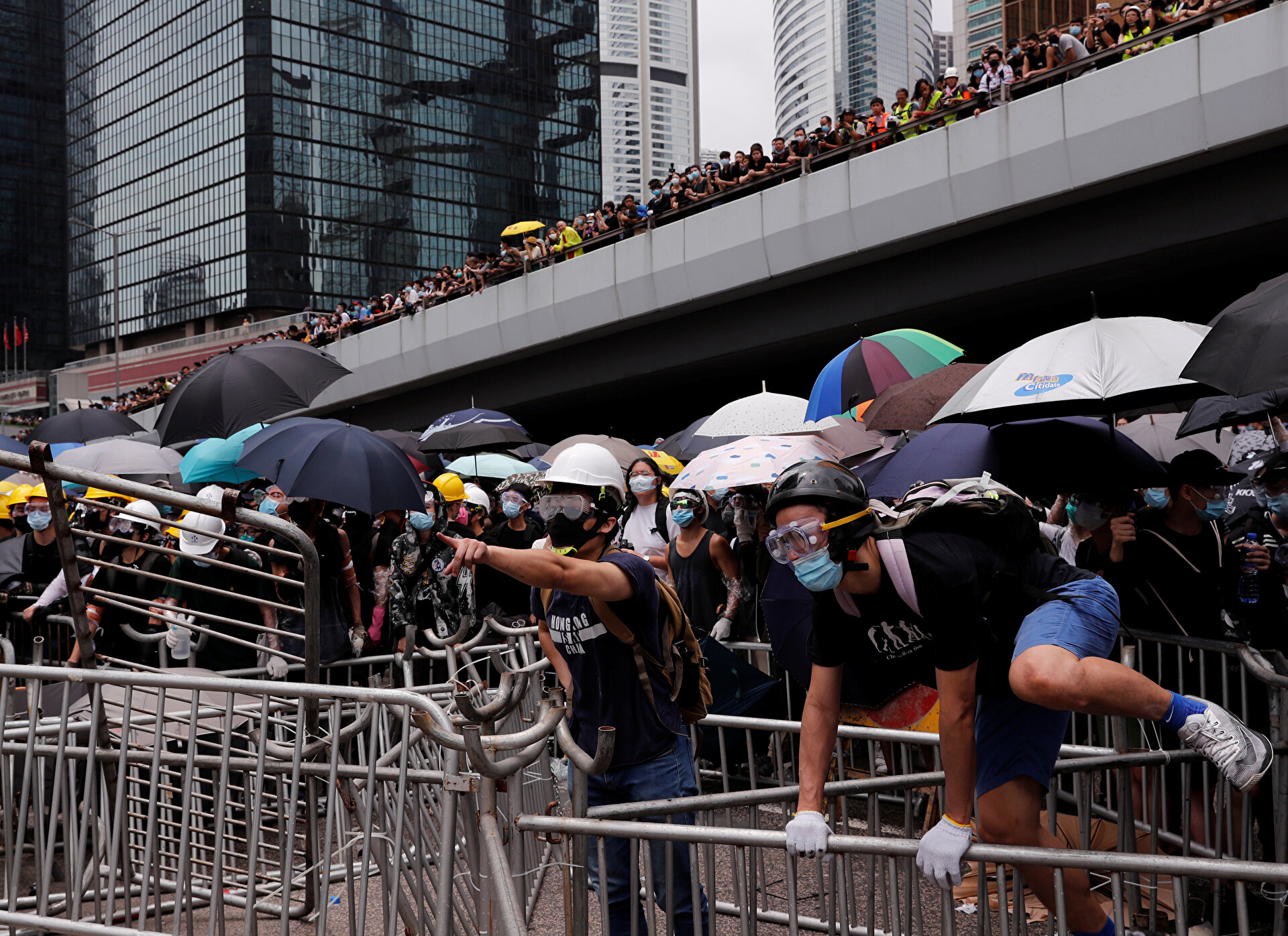 Demonstration against a proposed extradition bill in Hong Kong