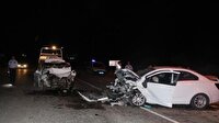 İki otomobil çarpıştı: 2 ölü