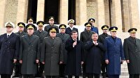 Başbakan ve YAŞ üyeleri Anıtkabir'i ziyaret etti