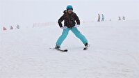 Doğu'da kayak keyfi