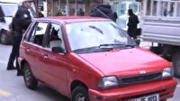 Cezaya kızdı aracını parçaladı