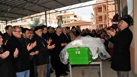 Son yolculuğuna duvağıyla uğurlandı