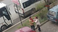 Zonguldaklı çift sokak ortasında tekme tokat kavga etti
