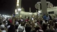 Cumhurbaşkanı Erdoğan'a Mescidi Nebevi'de sevgi gösterisi