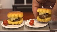 Japon aşçıdan yemeye kıyamayacağınız sevimlilikte cheeseburger!