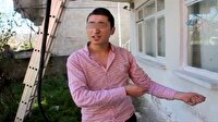 Torundan yangında mahsur kalan yaşlı çifte: Geberin