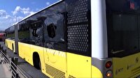 Metrobüsün tekeri fırladı: 4 araç zarar gördü