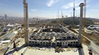 Çamlıca Camii'nin yüzde 75'i tamamlandı