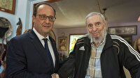 Castro Hollande'ı havalimanına kadar uğurladı