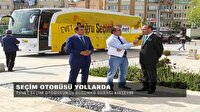 TVNET ve Yeni Şafak seçim otobüsü Kırşehir'de