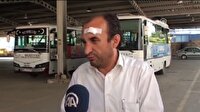 Darbedilen şoför olay anını anlattı