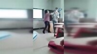 Engelliler haftasında işitme engelliler okulunda skandal görüntüler