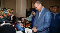 Erdoğan'dan hasta ziyareti