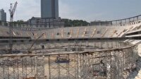 Beşiktaş Vodafone Arena inşaatından son görüntüler