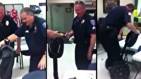 Polislerin segway ile imtihanı