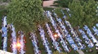 Medine usulü iftar sofrası Şehzadebaşı Camii'nde kuruldu