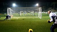 Volkan Demirel'den ilginç antrenman!