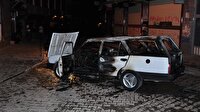 Şırnak'ta askerin aracını yaktılar