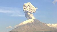 Popocatepetl yanardağı patladı