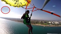 Paramotorla 500 metreden böyle çakıldı