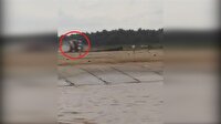 Tank böyle devrildi!