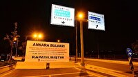 Ankara Bulvarı trafiğe kapatıldı