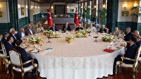 Erdoğan Cumhurbaşkanlığı Sofrası'nda konuklarını ağırladı