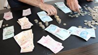 Dilencinin üzerinden çıkan para dudak uçuklattı