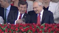 Davutoğlu ve Kılıçdaroğlu'nu güldüren an!