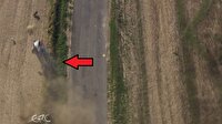 Feci kazayı helikopterden görüntülediler