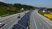 Güney Kore'deki faydası sayısız güneş panelli otoyol