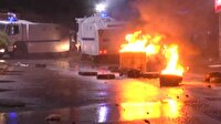 İzmir'de gergin gece: 1 polis yaralı