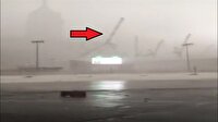 Kabe'deki vinç faciasının yeni görüntüleri