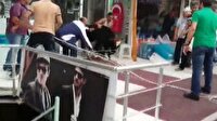 Kaçan kurbanlık gözlükçüye girdi