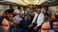 Bakanlar esir işçileri böyle teslim aldılar