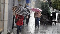 Yağışlı hava geliyor