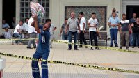 Cenaze töreninin yapılacağı alanda şüpheli çanta paniği