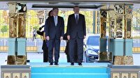 Cumhurbaşkanı Erdoğan mevkidaşını kabul etti